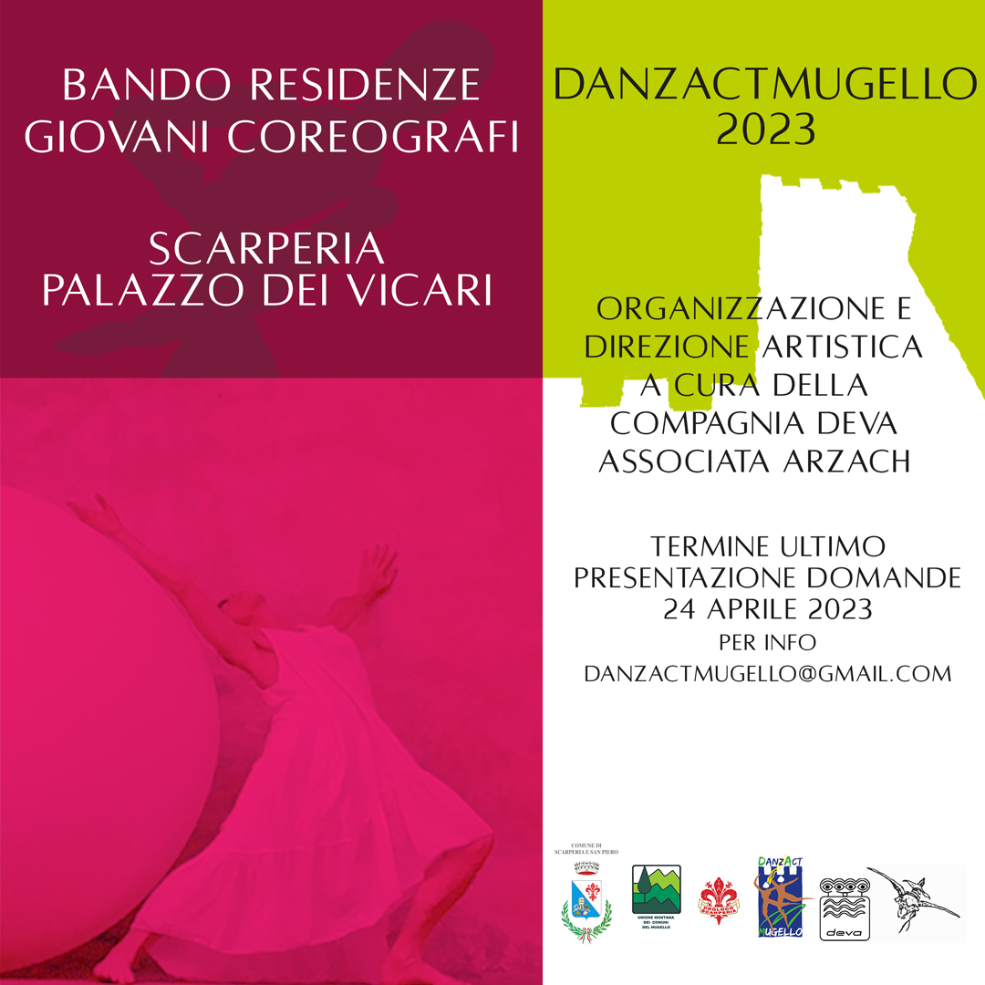BANDO SELEZIONE PROGETTI – Festival DANZACT MUGELLO 2023